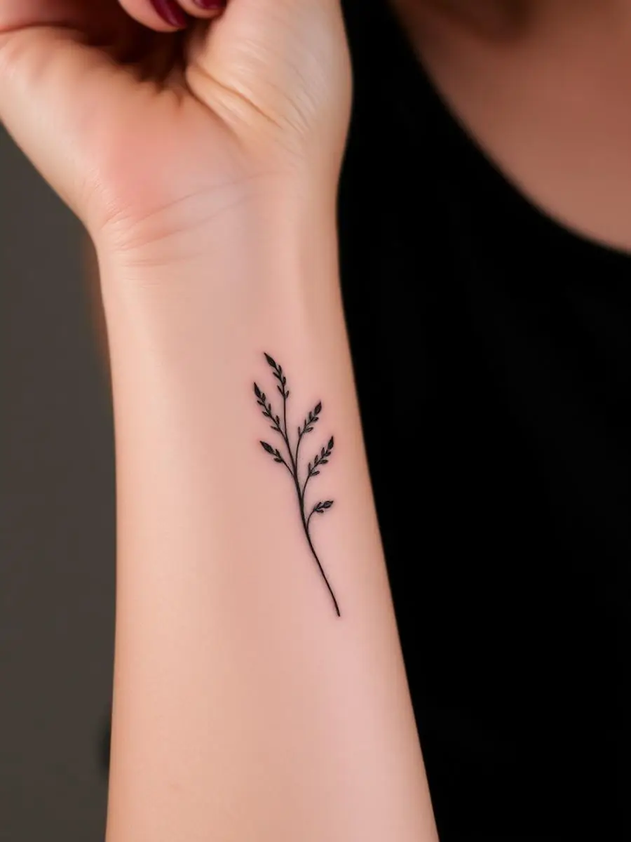 Fineline Botanik Tattoo