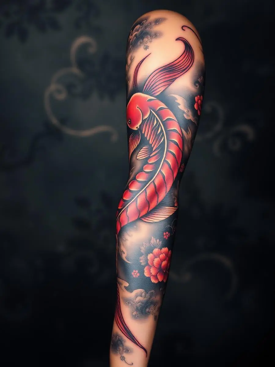 Japanischer Koi Sleeve