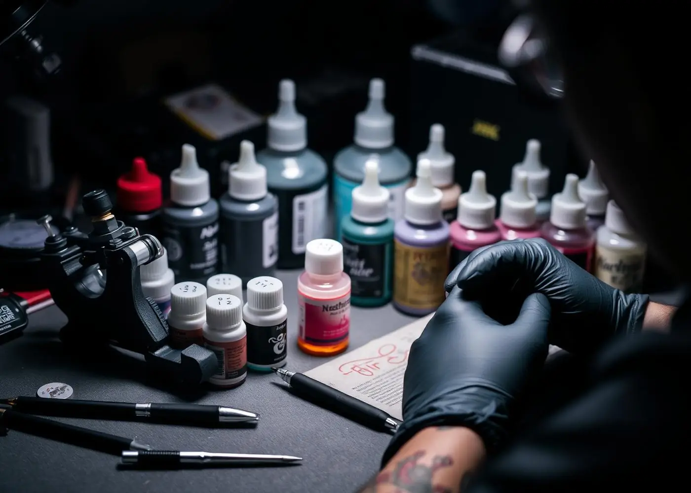 Tattoo Artist Arbeitsplatz